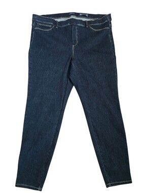J. Jill Womens Dark Wash Pull On Perfect Jeggings Sz 2X